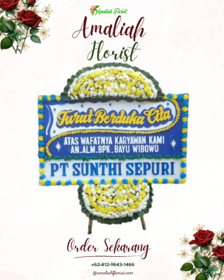 Papan Bunga Duka di Karangpawitan
